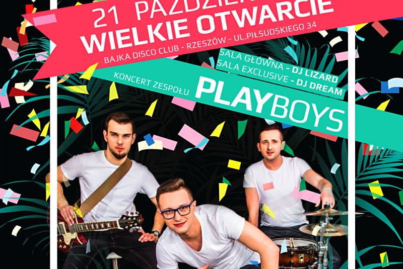 W weekend w Rzeszowie otwiera się nowy klub. Zagra Playboys