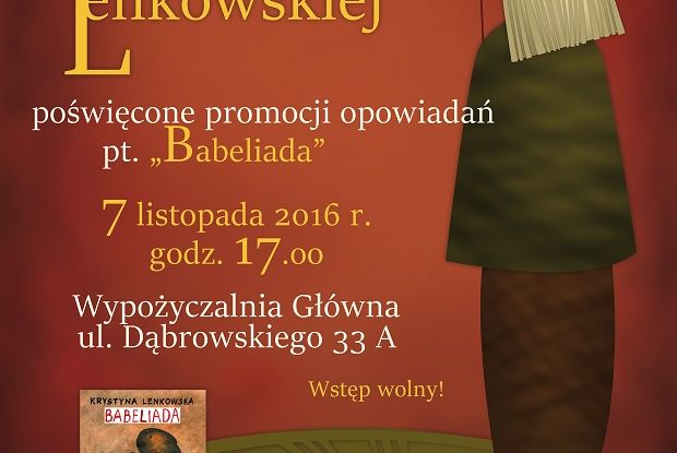 Spotkanie autorskie Krystyny Lenkowskiej i promocja książki „Babeliada”