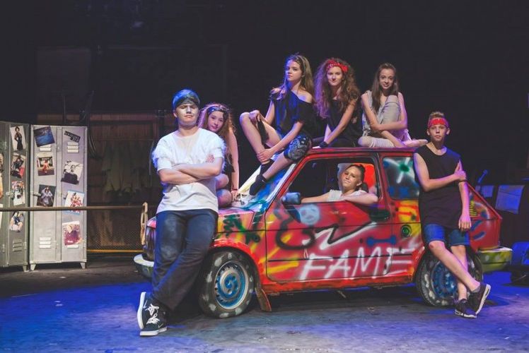 Zdjęcie z musicalu FAME, fot. Akademia Aktorska Artysta
