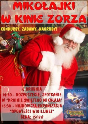 Mikołajki w kinie Zorza