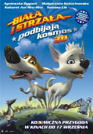 Biała i Strzała podbijają kosmos 
