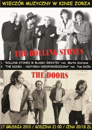 Wieczór muzyczny: The Rolling Stones i The Doors