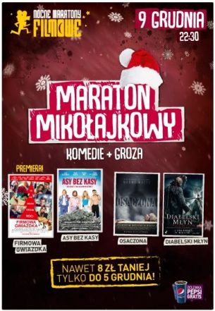 Maraton Mikołajkowy: Komedie + Groza