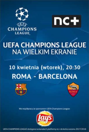 Liga Mistrzów UEFA: Roma - Barcelona