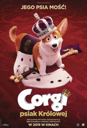 Corgi, psiak Królowej (dubbing, mała sala)