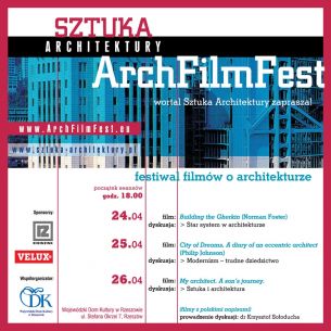 ARCHFILMFEST - festiwal filmów o architekturze