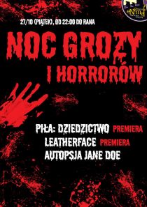Noc grozy i horrorów - Maraton
