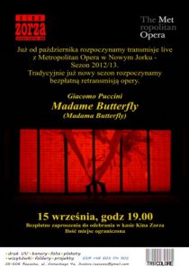 Opera: Madame Butterfly