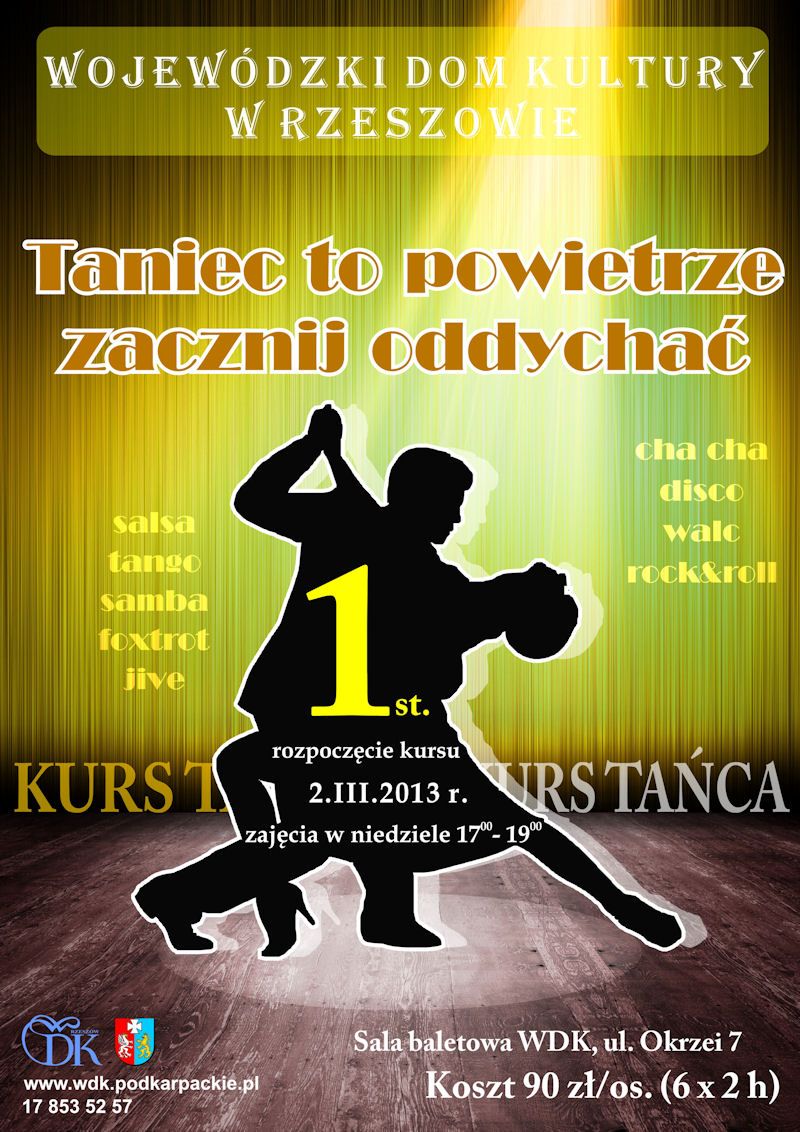 Kurs Tańca I-go stopnia