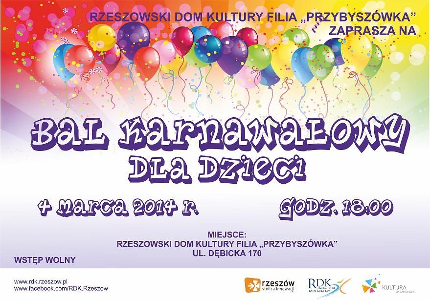 Bal karnawałowy dla dzieci