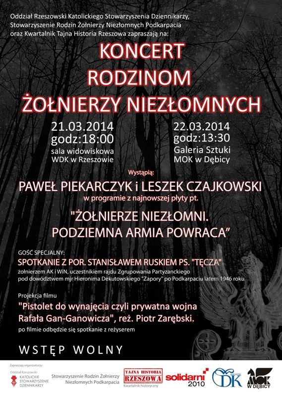 Koncert Rodzinom Żołnierzy Niezłomnych