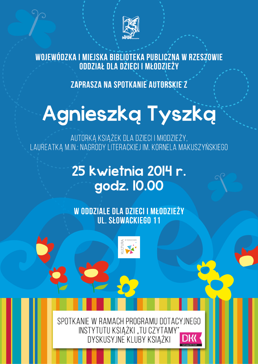 Spotkanie autorskie z Agnieszką Tyszką