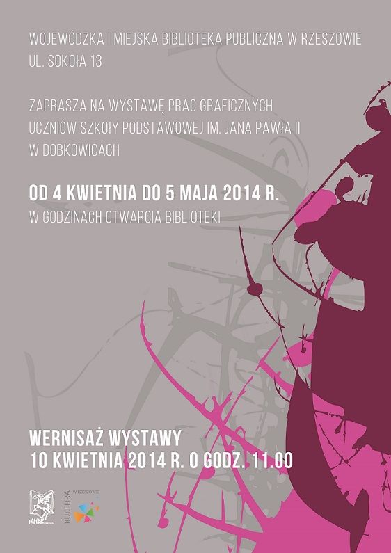 Wystawa prac graficznych uczniów Szkoły Podstawowej im. Jana Pawła II  w Dobkowicach