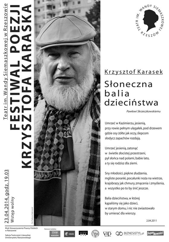 Festiwal Poezji Krzysztofa Karaska 