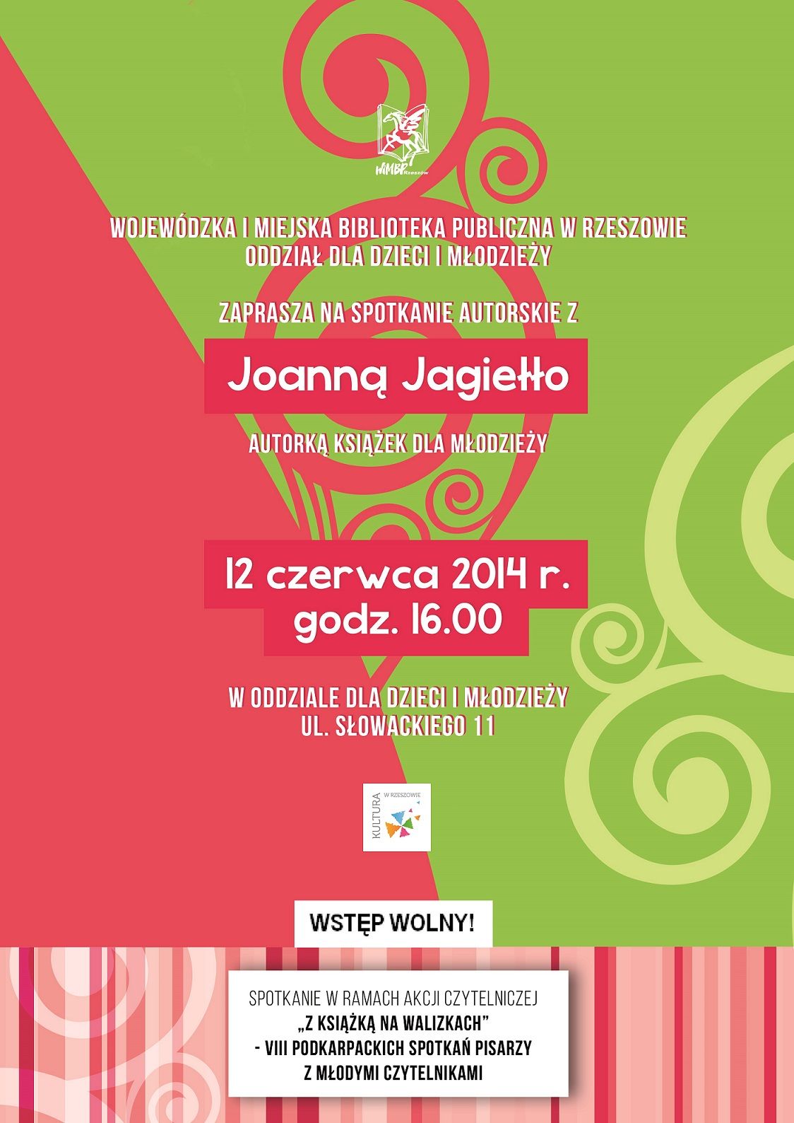 Spotkanie autorskie z Joanną Jagiełło
