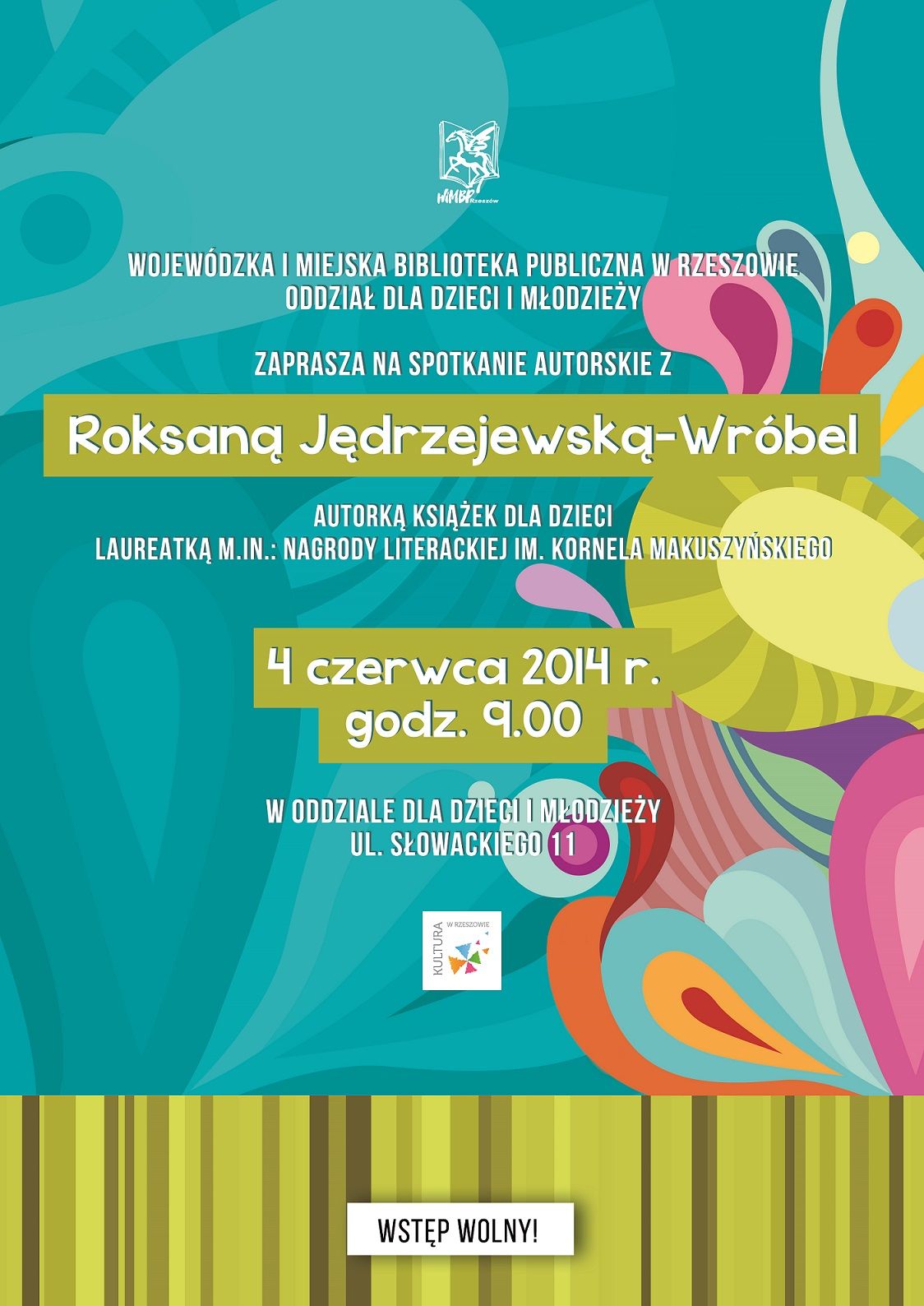 Spotkanie autorskie z Roksaną Jędrzejewską-Wróbel