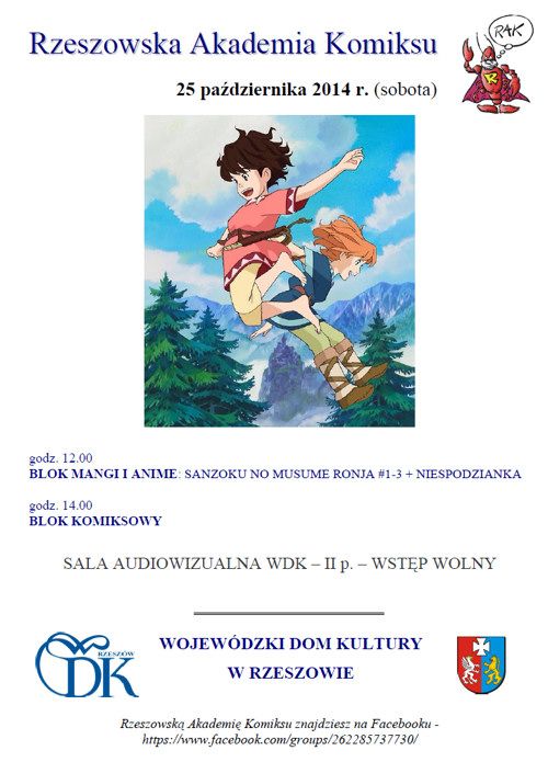 Spotkanie Rzeszowskiej Akademii Komiksu