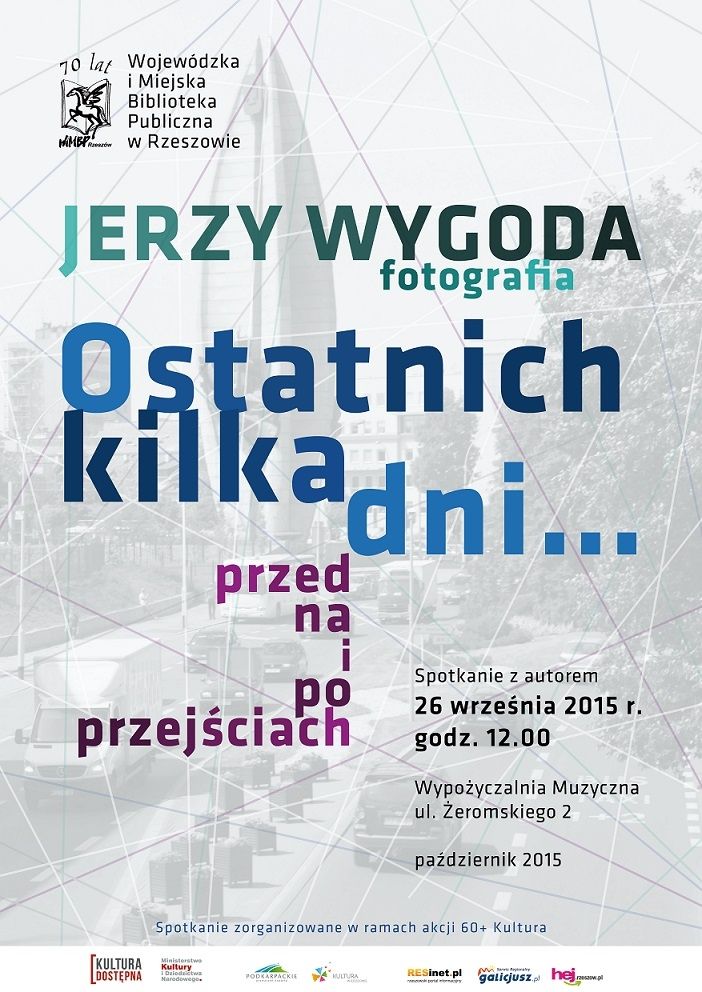Spotkanie i wystawa fotografii Jerzego Wygody