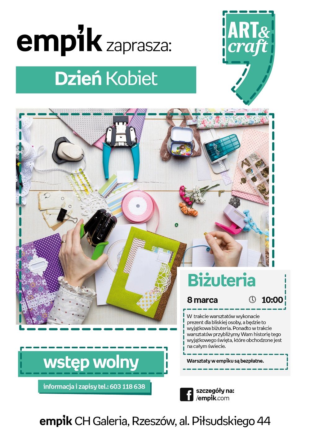 Warsztaty biżuteryjne z okazji Dnia Kobiet w Empiku