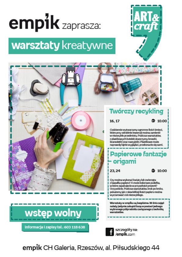 Jak z kawałka zwykłego papieru wyczarować coś niezwykłego? Warsztaty kreatywne w Empiku