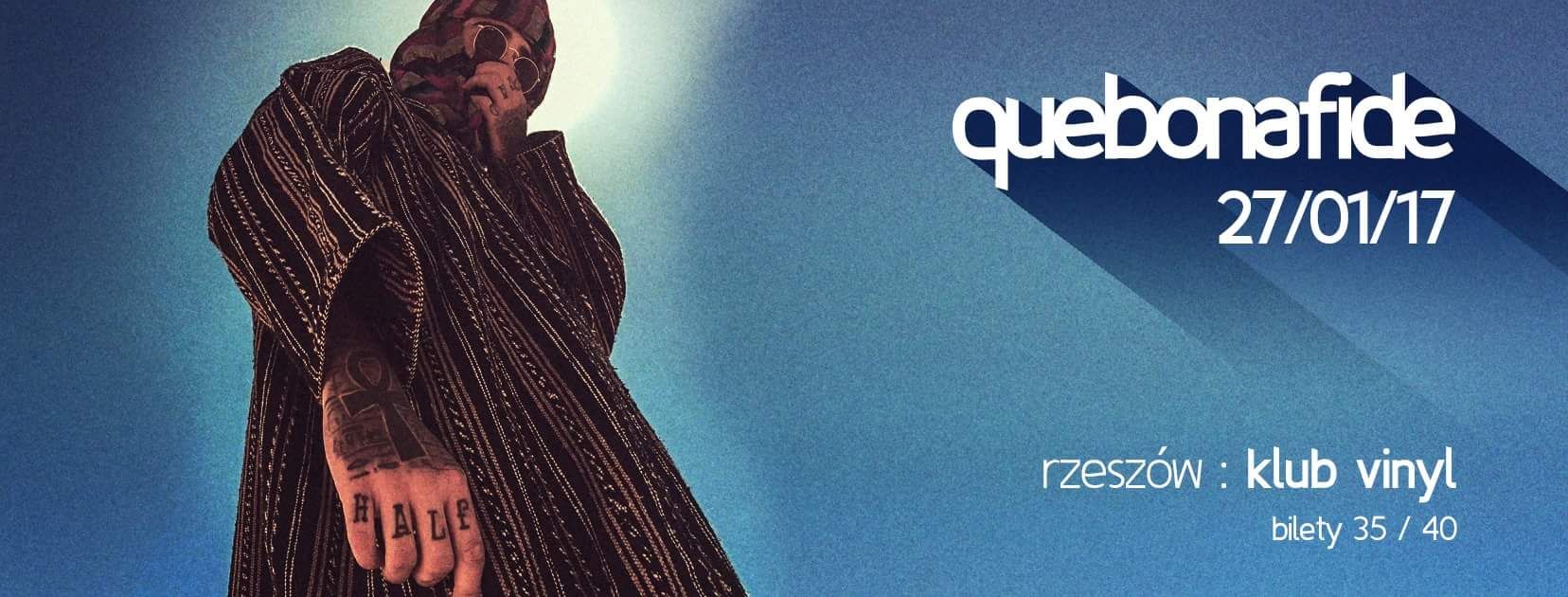 Quebonafide w piątek w Vinylu