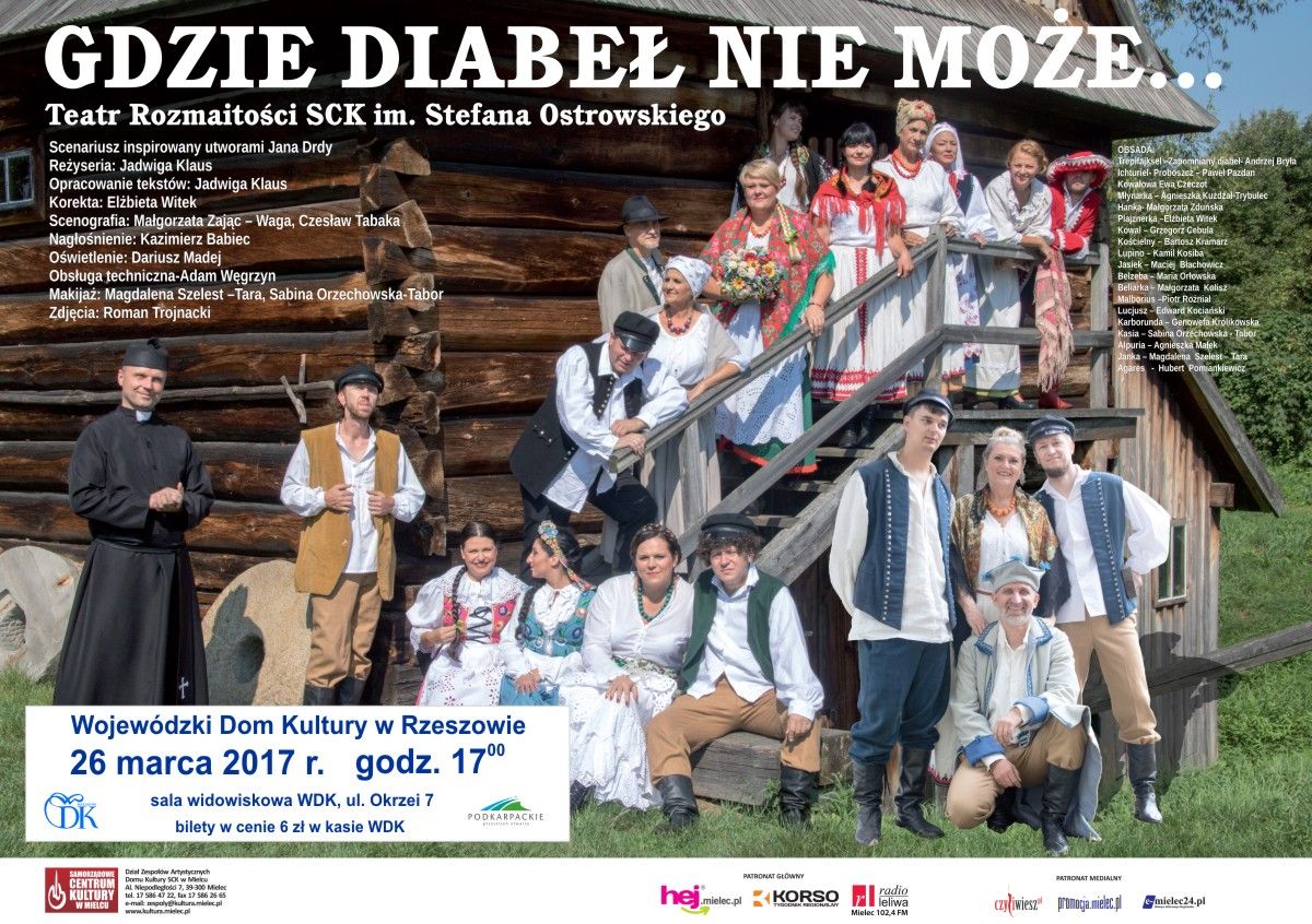 "Gdzie diabeł nie może..." - sztuka w wykonaniu mieleckiego Teatru Rozmaitości SCK