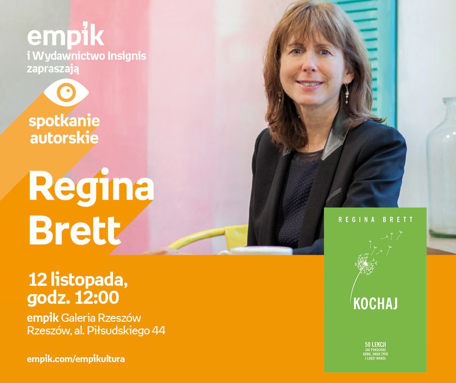 Regina Brett w Rzeszowie. Amerykańska autorska spotka się z czytelnikami 12 listopada