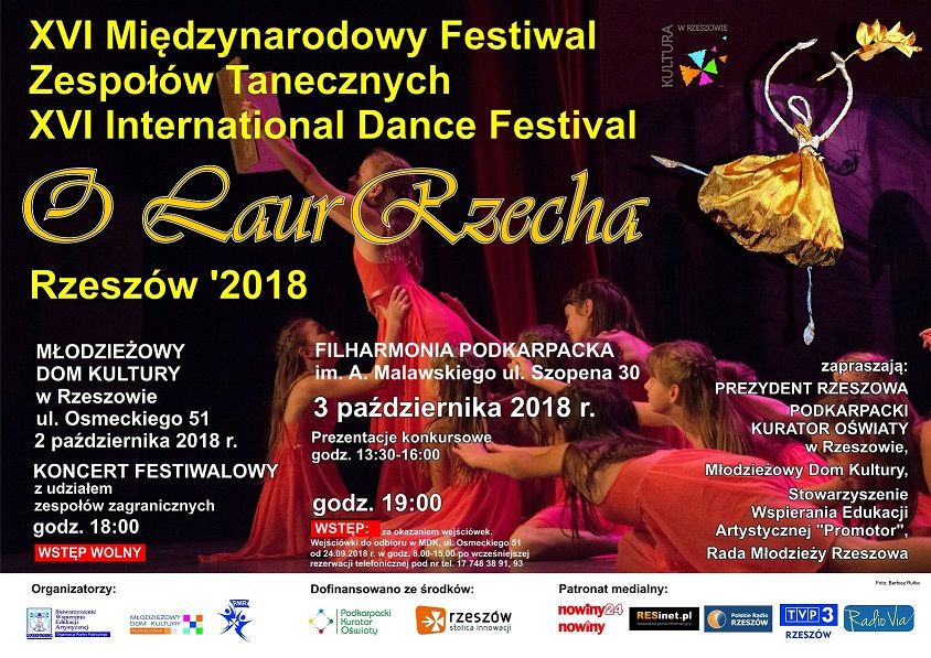 Około 400 tancerzy weźmie udział w festiwalu "O Laur Rzecha"