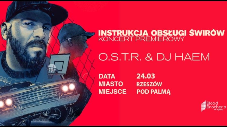 O.S.T.R rusza w trasę promującą nową płytę. W marcu zagra w Rzeszowie