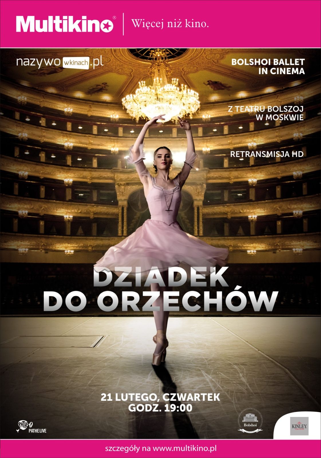 "Dziadek do orzechów" z Teatru Bolszoj w Multikinie