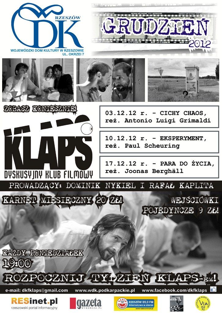 Grudniowy repertuar DKF Klaps