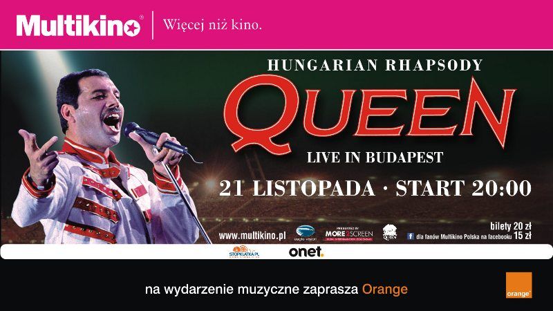 Koncert Queen na wielkim ekranie