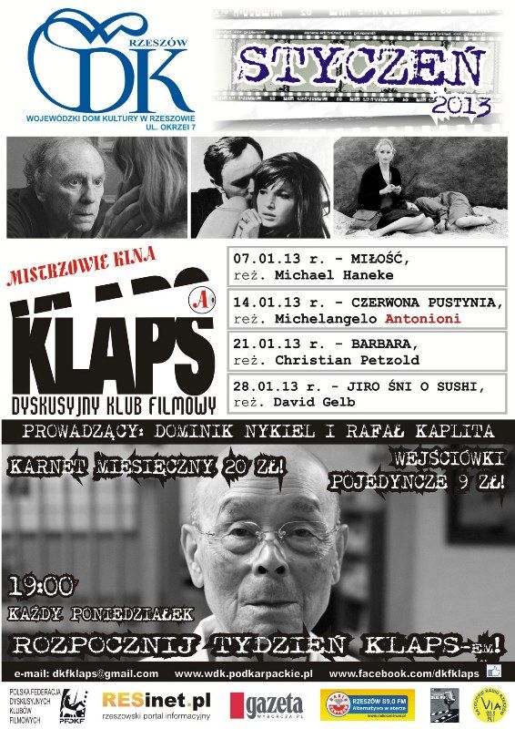 Styczniowy repertuar DKF Klaps