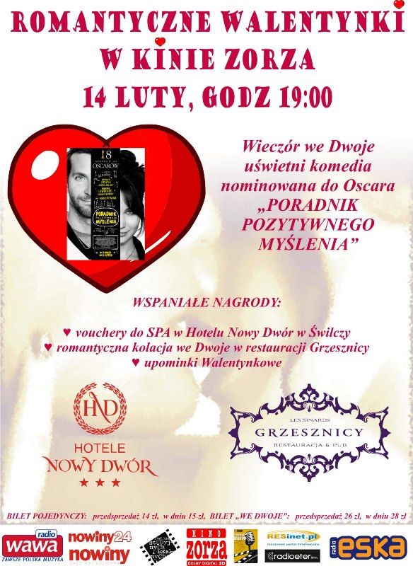 Walentynki w kinie Zorza
