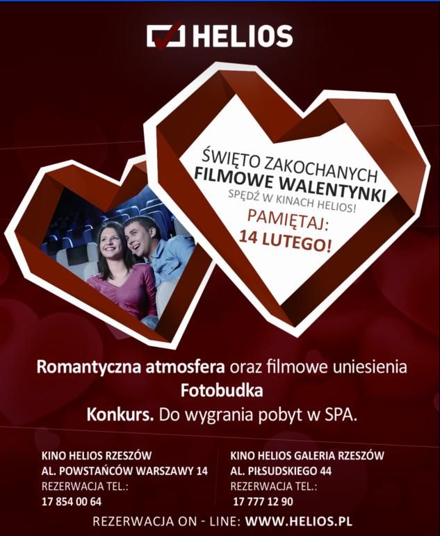 Walentynki z kinem Helios