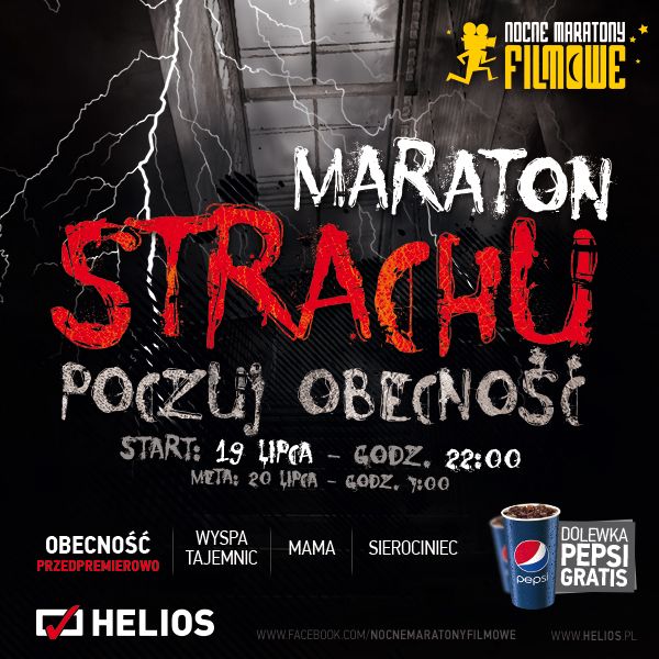Maraton Strachu &#8211; poczuj Obecność