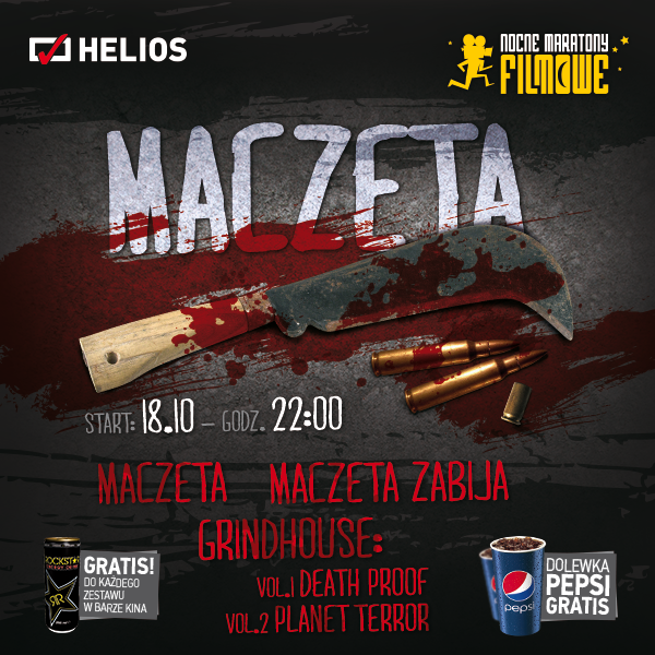 Cała noc w kinie z &quot;Maczetą&quot;
