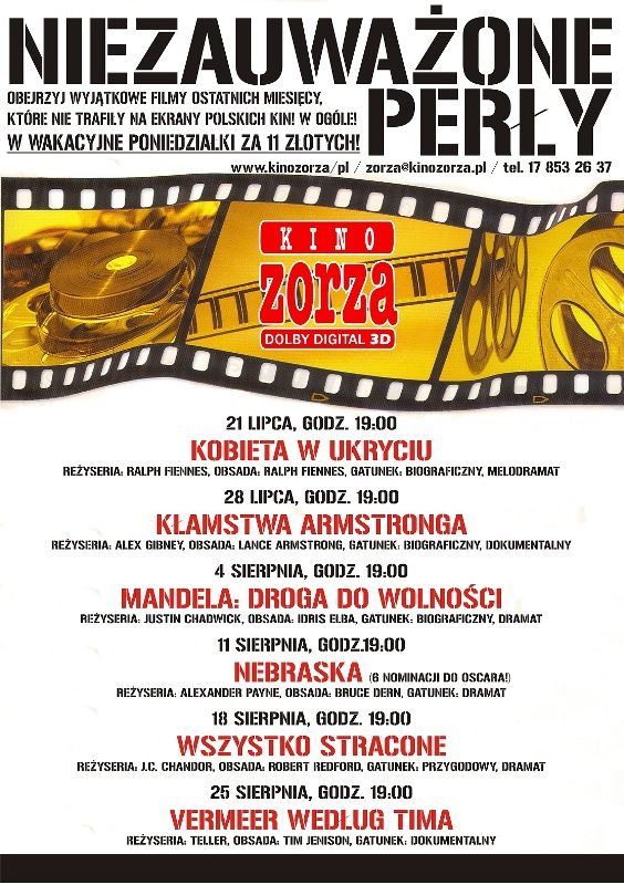 Nowy cykl &quot;Niezauważone perły&quot; w Kinie Zorza