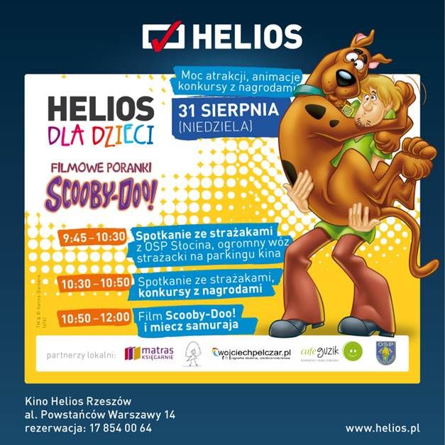Spotkanie ze strażakami na Filmowym Poranku ze Scooby Doo w Kinie Helios