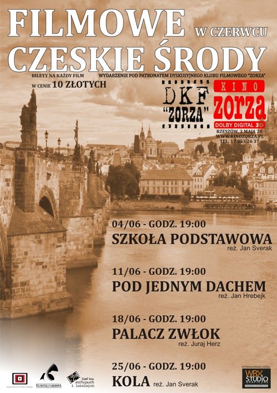 Filmowe czeskie środy w kinie Zorza