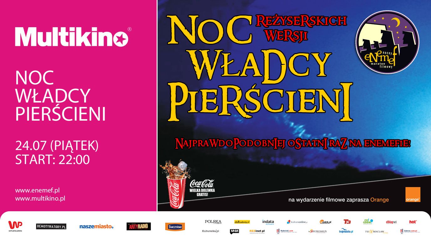 ENEMEF: Noc Władcy Pierścieni 24 lipca w Multikinie