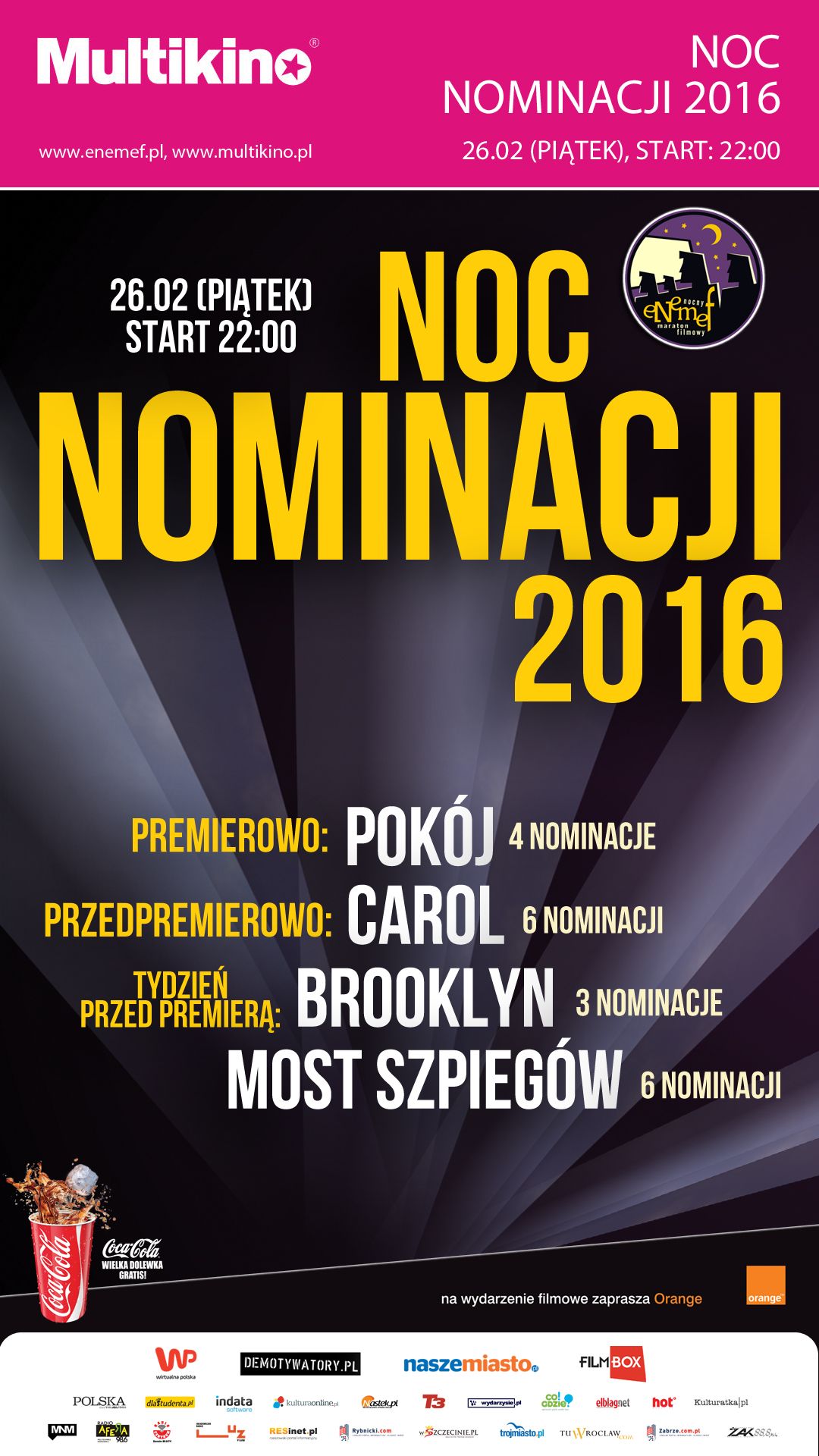 ENEMEF: Noc Nominacji 2016