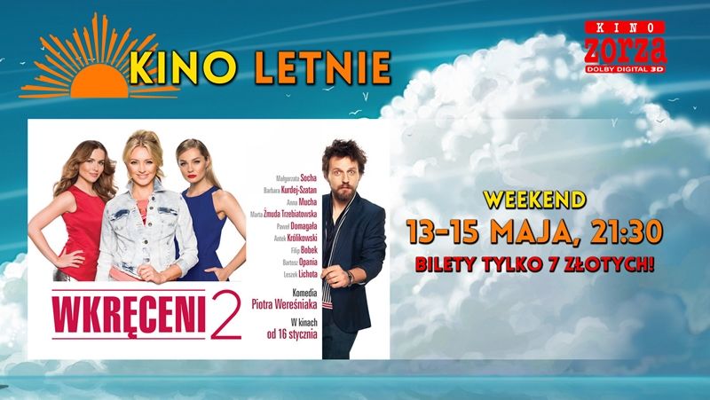 13 maja startuje &quot;Kino Letnie&quot; w Zorzy
