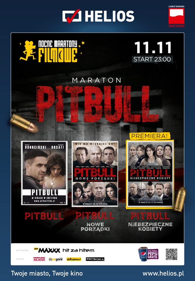 &quot;Maraton Pitbulla&quot; w kinach Helios