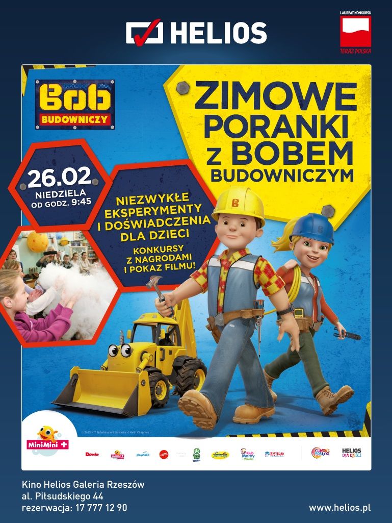 Kolejny zimowy poranek z Bobem Budowniczym