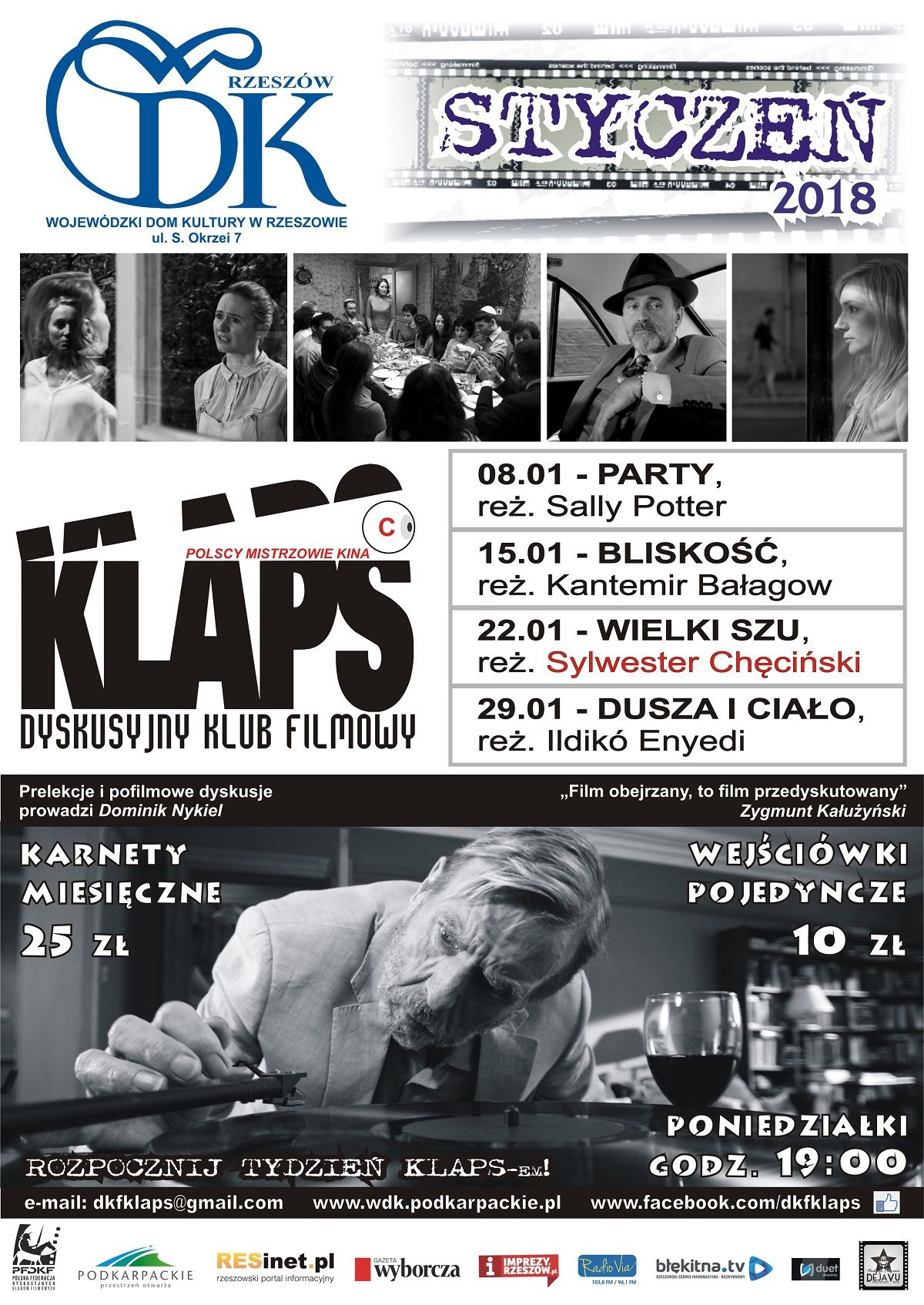 Styczniowy repertuar KLAPS&#39;a