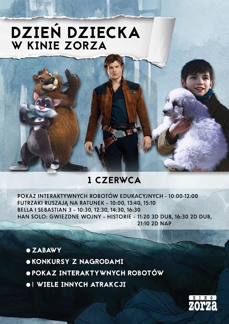 Dzień Dziecka przez cały weekend w Kinie Zorza