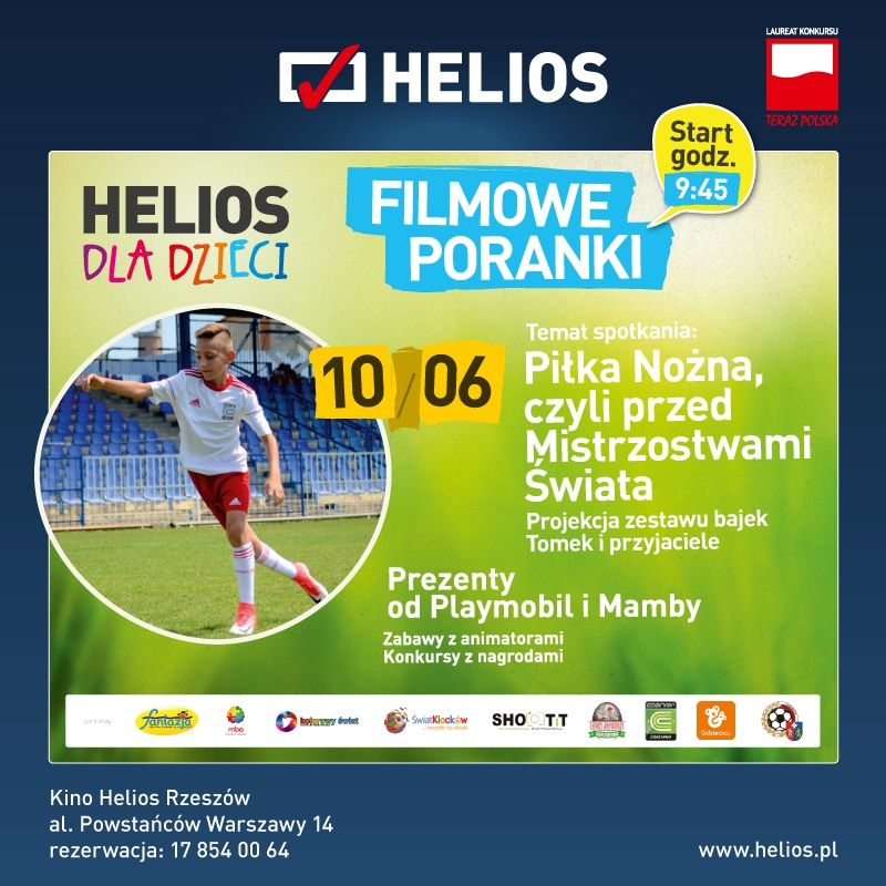 Filmowy Poranek dla Dzieci przed Mistrzostwami Świata