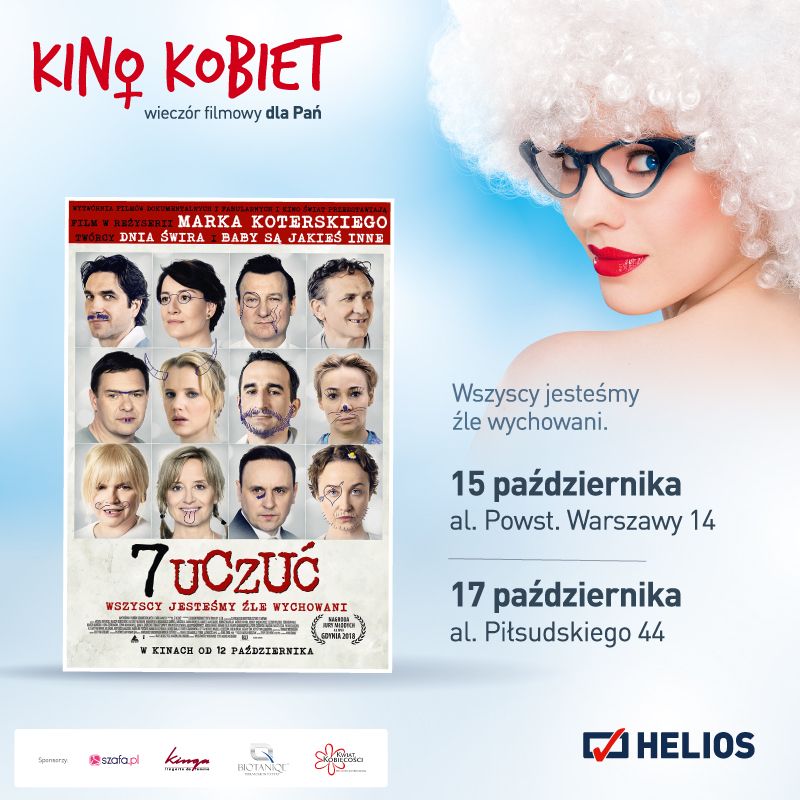 Kino Kobiet: Mnóstwo atrakcji dla Pań i projekcja filmu &quot;7 uczuć&quot;