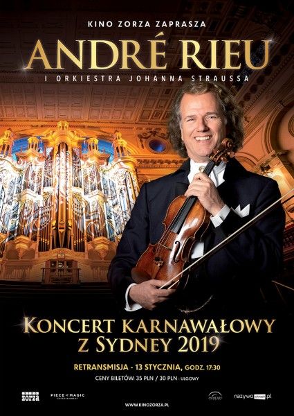 Koncert &quot;króla walca&quot; w kinie Zorza
